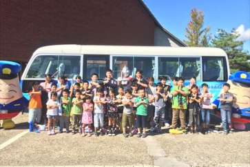 [Group CSR]Visit to Tomioka, Fukushima Prefectural for support “Fukushima Prefectural Police ―Kids Police School”