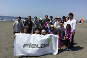 Participated in the "Cleanup Campaign at Kugenuma Beach" sponsored by JEAN (Japan Environmental Action Network)