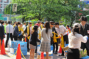 Participated in the "Shibuya Ward Cleanup Day" by Tokyo's Shibuya Ward