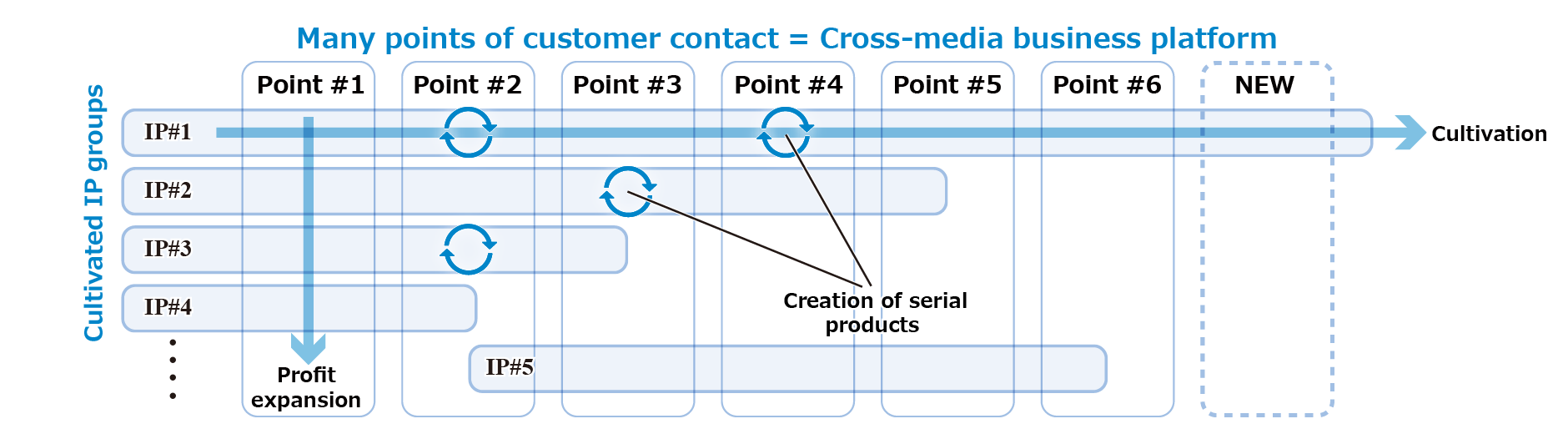 Figure: [IP × Business Platform] Matrix Model